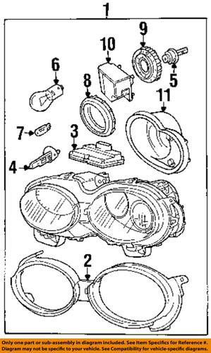 Jaguar oem c2s15079 headlamp-module