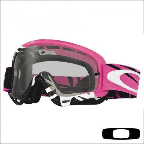 New 2014 oakley o frame mx goggles razorwire pink w/ clear  lens