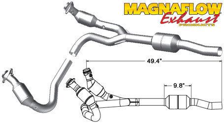 Magnaflow catalytic converter 49554 dodge ram 1500