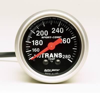 Autometer sport-comp mechanical transmission temperature gauge 2 1/16" dia 3351