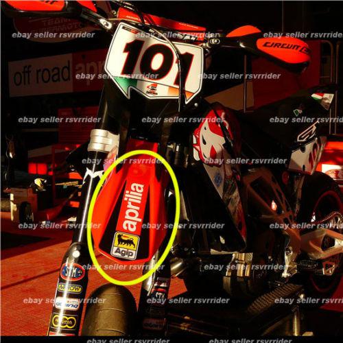 Front fender decal sticker fits aprilia 450 550 sxv rxv