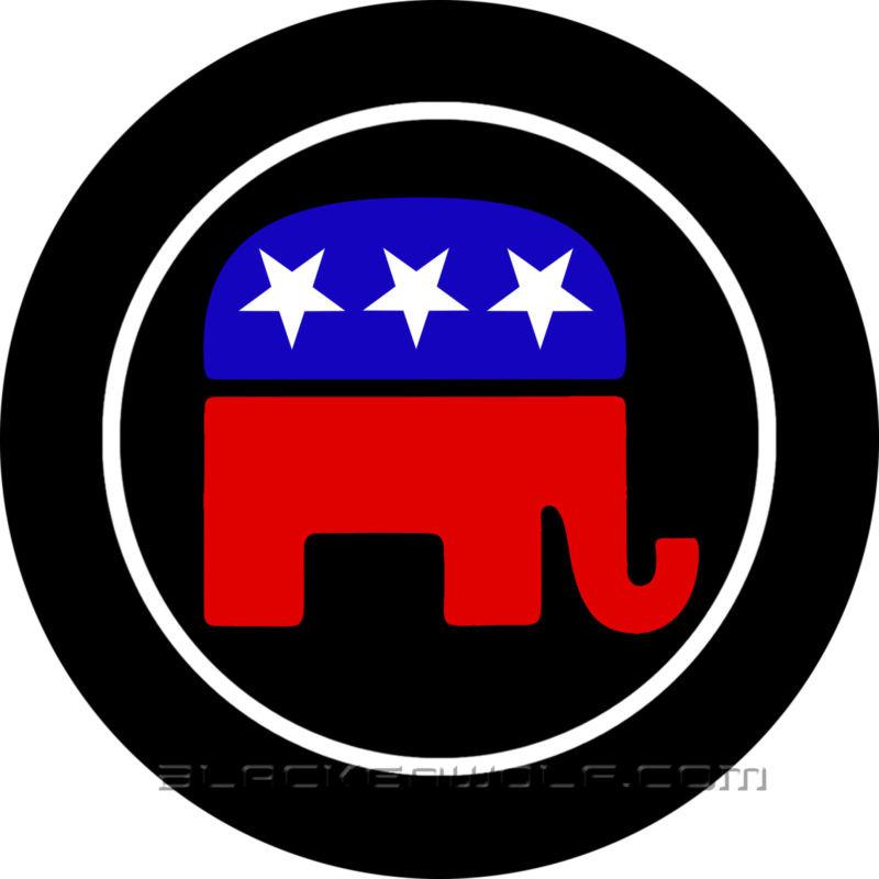 Republican gop elephant led logo lights for vehicle doors- puddle lights