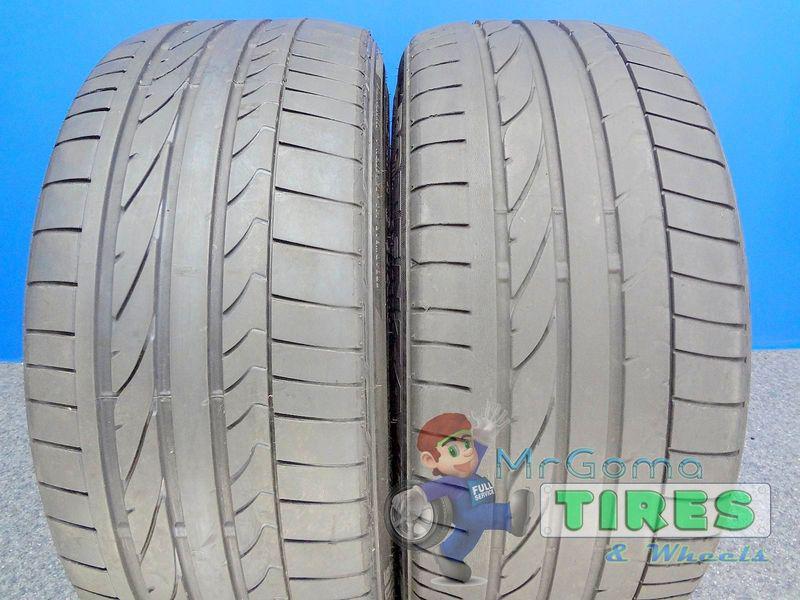 2 bridgestone potenza re050a ii rft 225/45/17 used tires bmw z4 22545r17 2254517