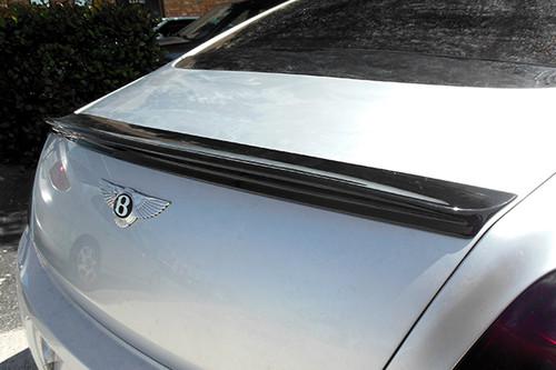 D2s btc-l3-unpainted - 05-09 bentley gt custom style rear lip spoiler fiberglass