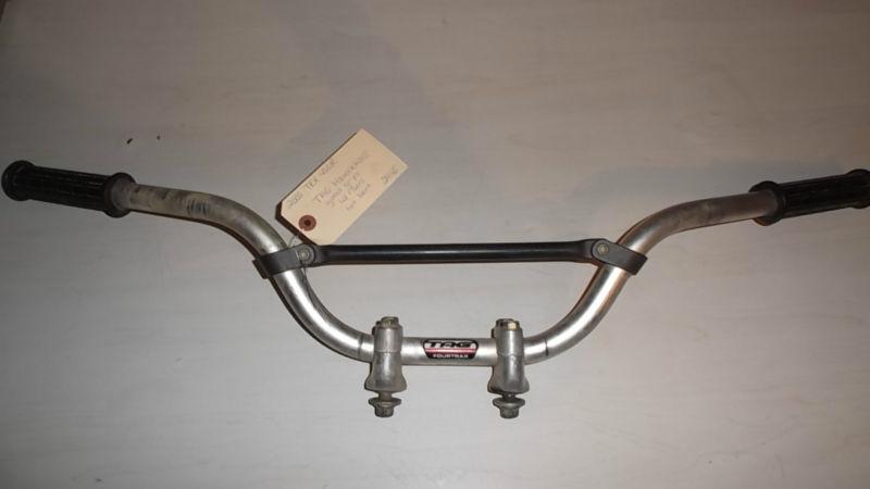 Honda trx 450r tag handlebars good grips w/ risers not bent (w1)