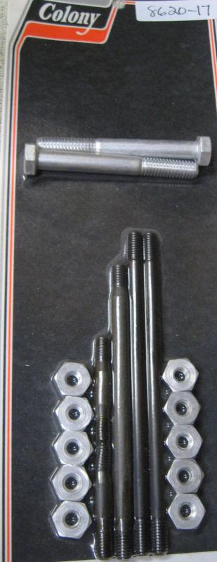 Colony stock motor case fastener kit, cad fits harley davidson 45" # 8620-17