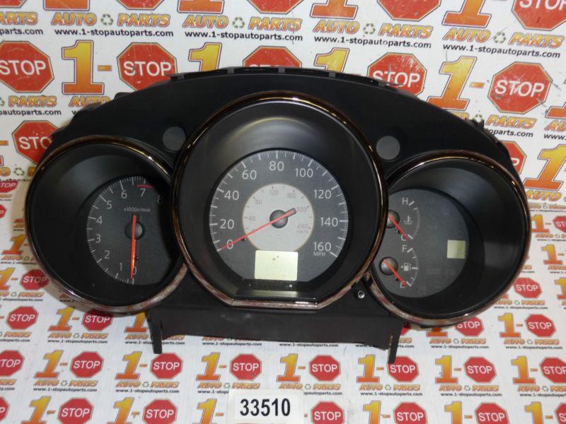 2006 06 nissan altima ser 3.5l speedometer instrument cluster 86k oem