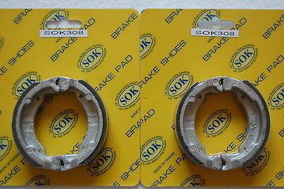 Front brake shoes fit suzuki lta50 quad master ltz50 sport lt80 quadrunner lt 80