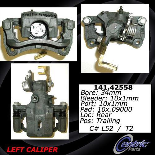 Centric 141.42557 rear brake caliper-premium semi-loaded caliper