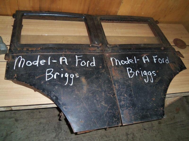 Pair nice ford  model a sedan doors door briggs body 