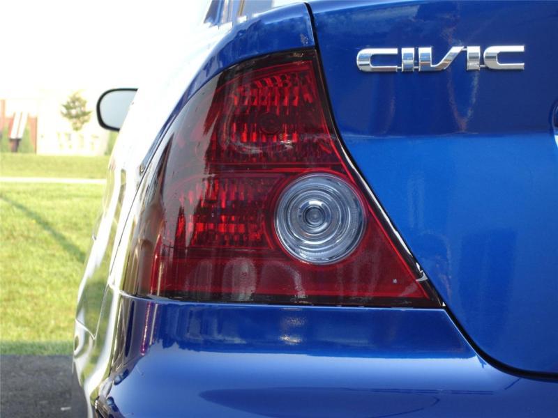 Honda civic coupe smoke colored tail light film  overlays 2001-2005