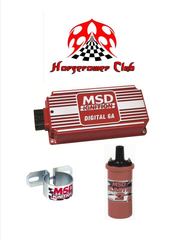 Msd ignition kit  digital 6a box blaster 2 coil coil bracket