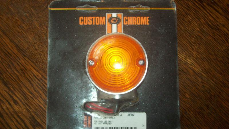 Custom chrome amber running light 19093