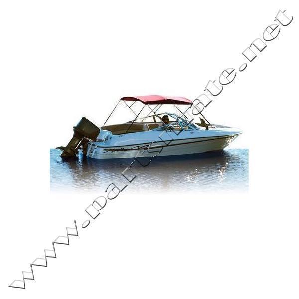 Attwood 10349 3 bow bimini top aluminum frame only - unassembled