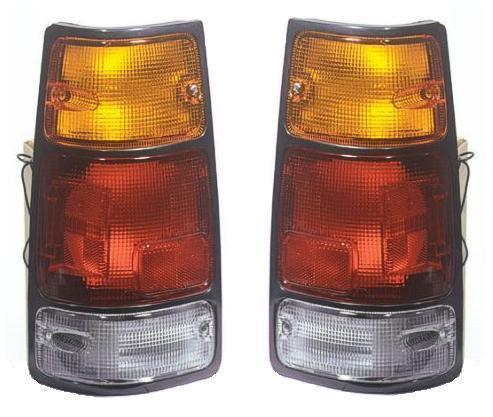 94 95 96 97 honda passport taillight pair set both new black trim taillamp