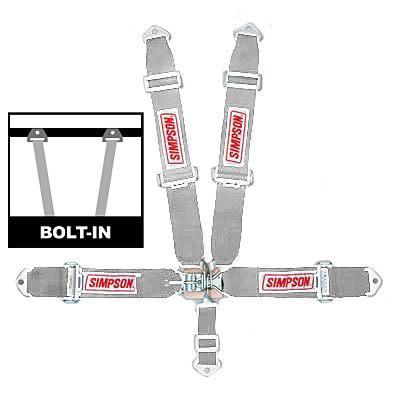 Simpson harness complete latch f/x individual-type bolt-in floor mount platinum