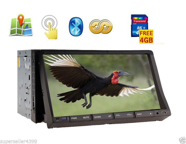 2 din 7"in dash car stereo dvd player gps navigation tv