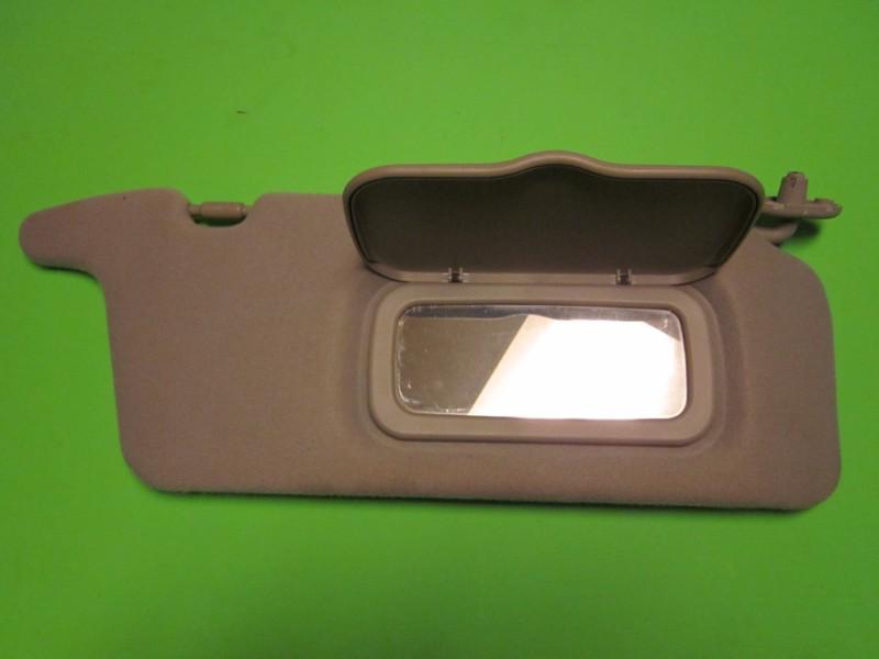 1996 - 2000 honda civic sun visor passenger gray cloth