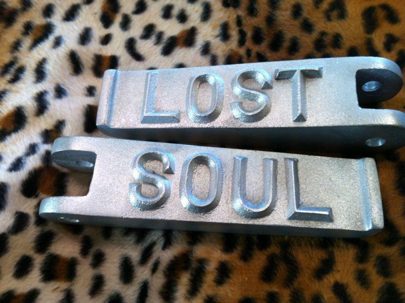 Lost soul chopper bobber harley foot pegs motorcycle rat rod shovelhead vintage 