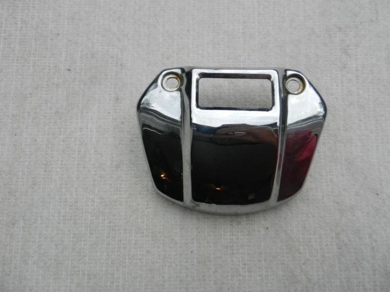 Genuine harley davidson  dyna fxr sporster headlight headlamp visor cover chrome