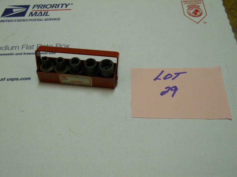 Matco tools 5pcs specialty torx sockets