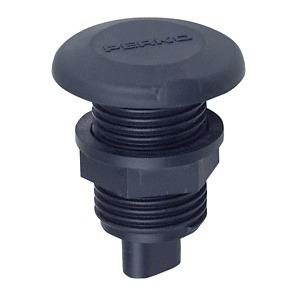 Perko mini mount plug-in type base - 2 pin - black perko 1049p00dpb