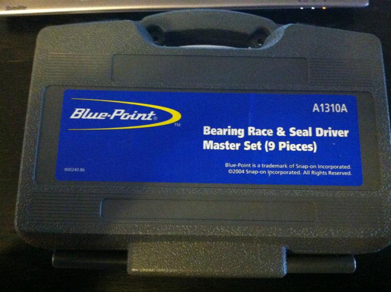 Blue-point tools # a1310a bearing race & seal driver master set 9pc vgc in case