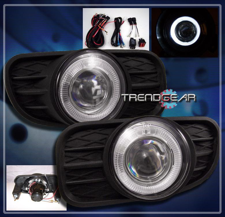 99 00 01 02 03 jeep grand cherokee halo projector bumper driving fog lights lamp