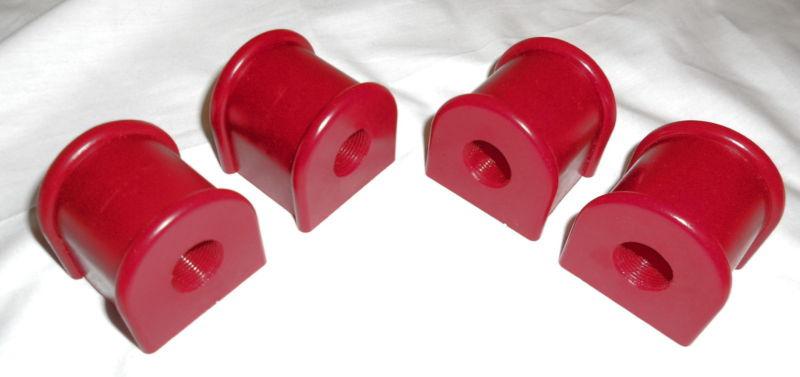 Jeep cherokee xj comanche 84-01 prothane rear sway bar 5/8" bushing kit red poly