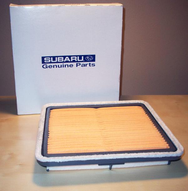 Nib subaru oem forester/impreza/legacy/outback orange air filter 16546aa10a new