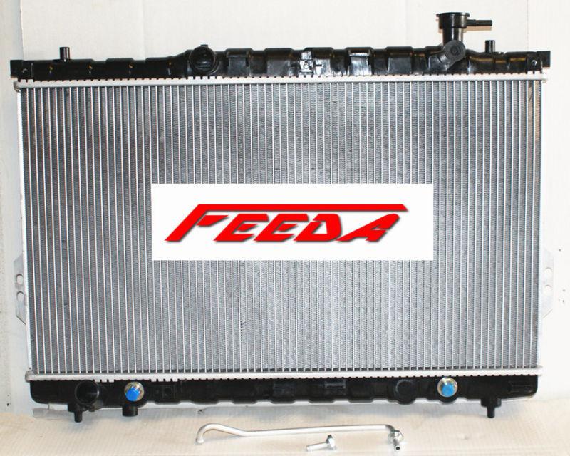 Radiator for 2.4 2.7 l4 v6 hyundai santa fe 2001-2006 01 02 03 04 05 06 at/mt