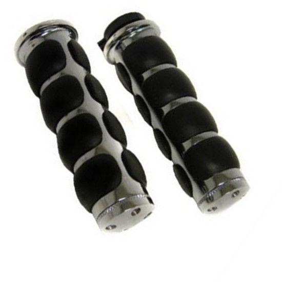  1" handlebar hand grips for harley road king classic street glide dyna glide 