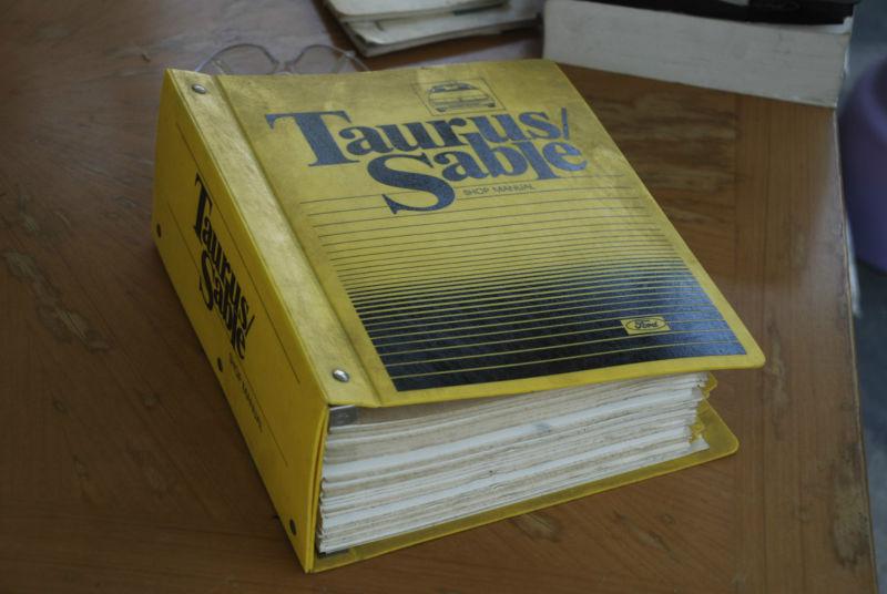 1987 taurus sable shop manual