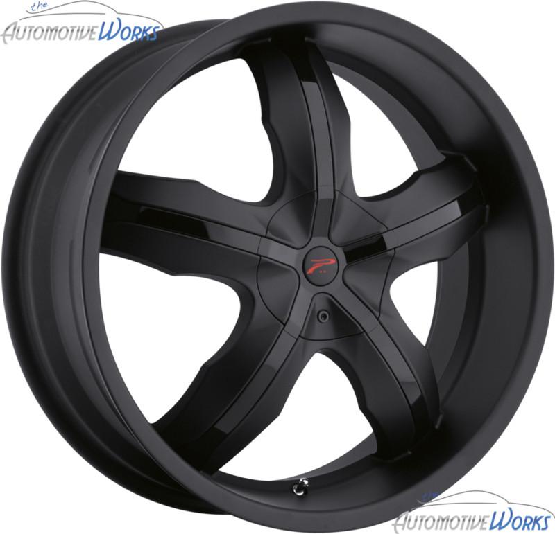 1 - 18x8 platinum 212 widow 5x100 5x114.3 5x4.5 +42mm matte black wheel rim 18"