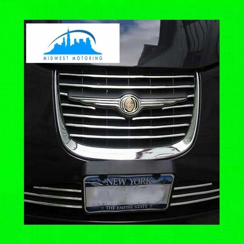 1999-2001 chrysler 300m chrome trim for upper grill grille w/5yr warranty