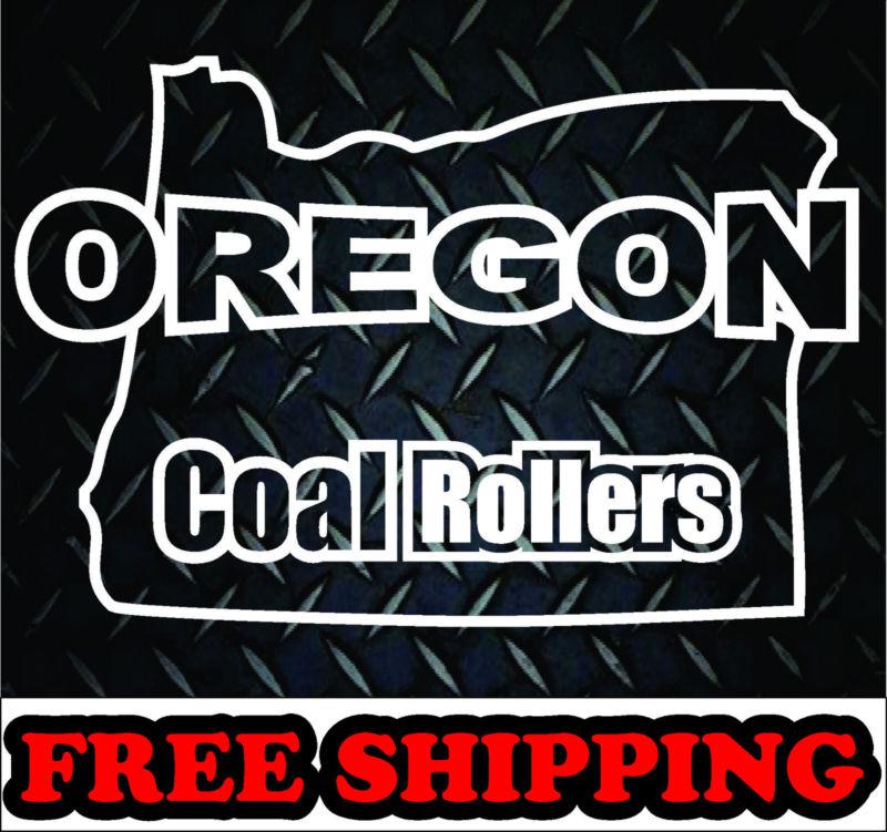 Oregon coal rollers decal* vinyl decal cummins truck powerstroke diesel duramax