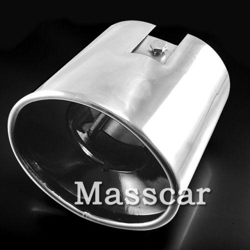 Fit 08 09 2011 2012 honda accord chrome finisher muffler exhaust tail pipe tip