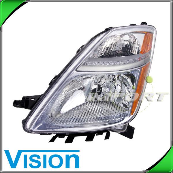 Driver side left l/h headlight lamp assembly replacement 2006-2009 toyota prius