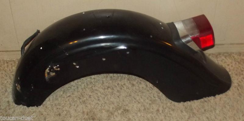 1995 kawasaki 1500 vn  vulcan cruiser a motorcycle rear fender + light  black 