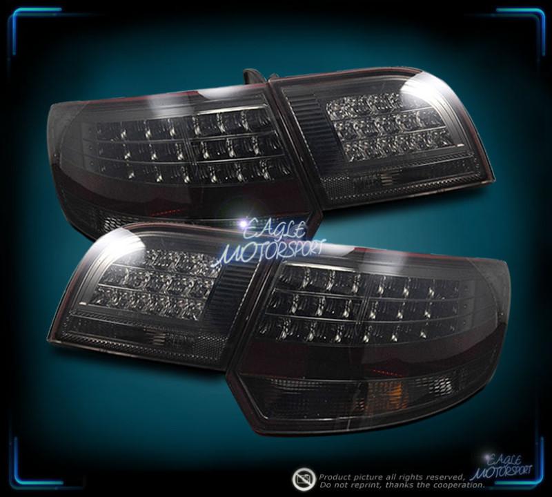 2006-2007 audi a3 led smoke tint tail lights lh rh rear lamps driver passenger