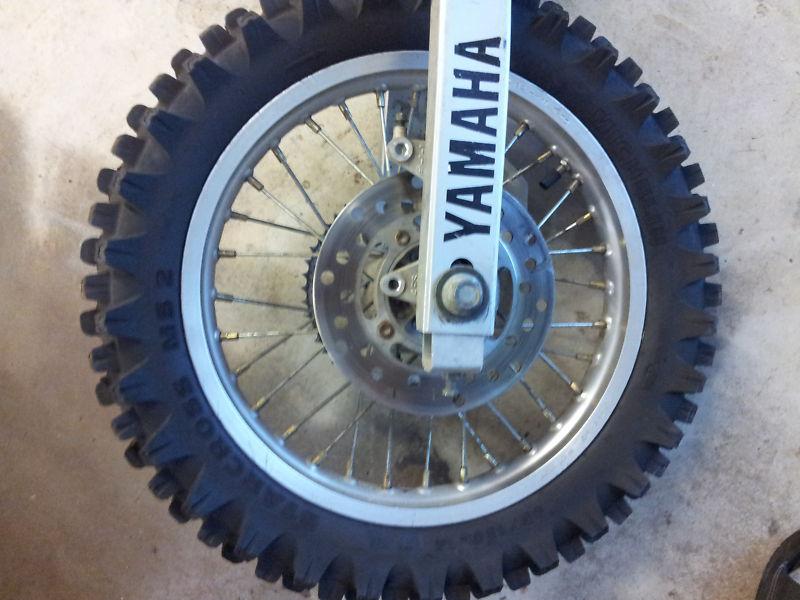 02-12 yamaha yz85 yz 85 rear rim wheel not front rims tires yz 80 rotor