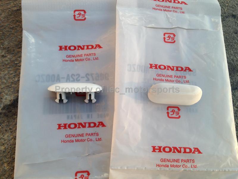 2 oem honda s2000 ap1 ap2 grand prix white license plate bolt hole cover caps c