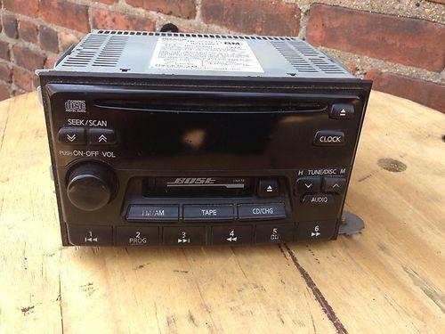 95-02 maxima pathfinder infiniti i30 qx4 g20 j30 bose radio cd player pn-2261f