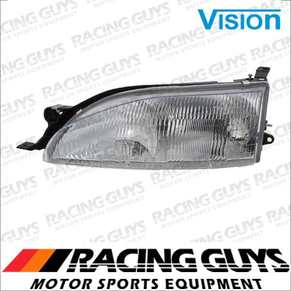 Lt head light clear lense driver assembly 95-96 toyota camry