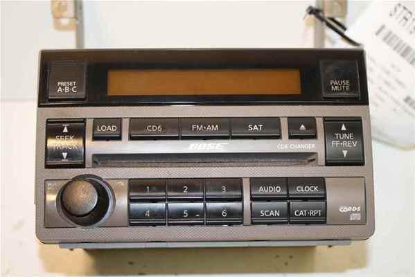 06 nissan altima bose 6 disc cd radio oem lkq