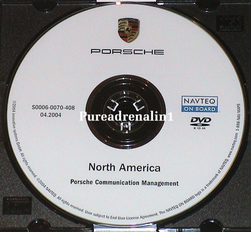 2005 porsche boxster 911 carrera cayenne cayman pcm navigation map disc cd dvd 