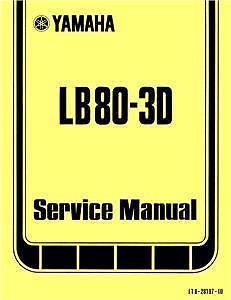 Yamaha lb80 3d champ service manual 1976