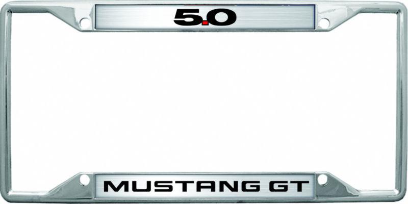 New ford mustang gt 5.0 license plate frame