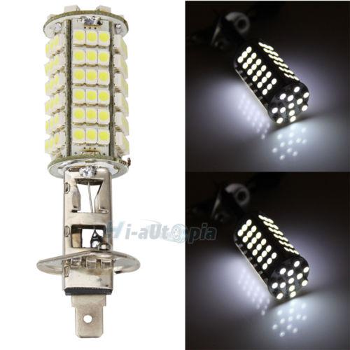 New car h1 102 smd led xenon fog beam driving head light lamp bulb 12v white