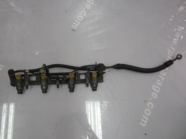 Jdm sw20 mr2 turbo 3sgte genuine hks 650cc side feed 2-jet injector w/ fuel rail